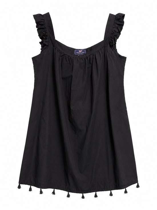 Vineyard Vines Dresses & Skirts - Vineyard Vines Ruffle Strap Tassel Dress Size Large